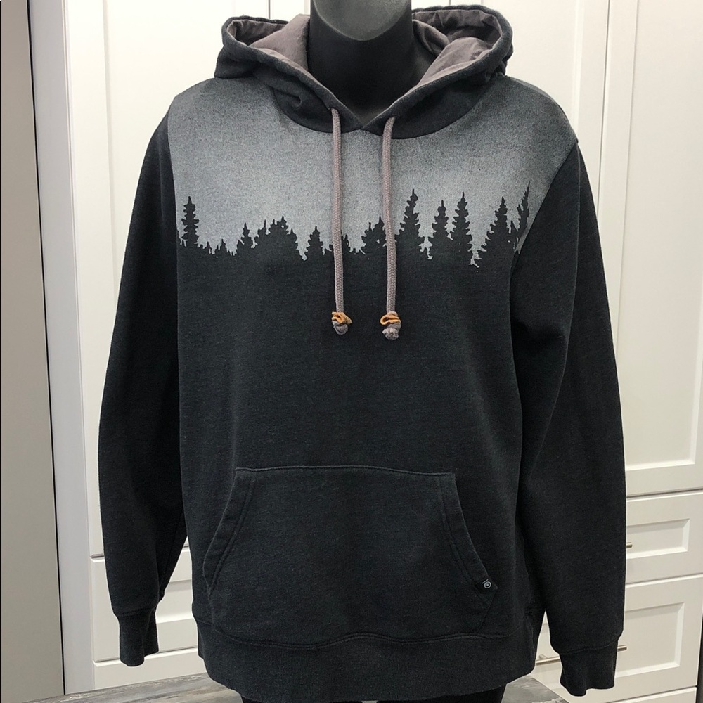 Tentree Juniper Hoodie – Women’s Medium – Charcoal/Meteorite Black Heather